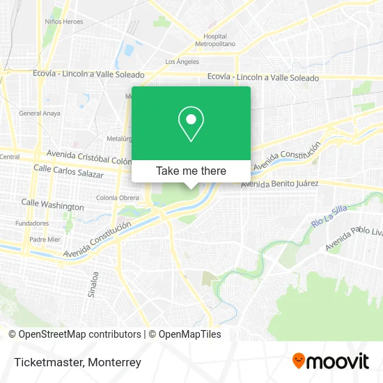Ticketmaster map