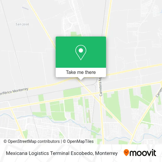 Mapa de Mexicana Logistics Terminal Escobedo