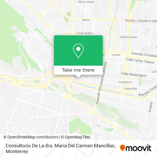 Consultorio De La dra. Maria Del Carmen Mancillas map