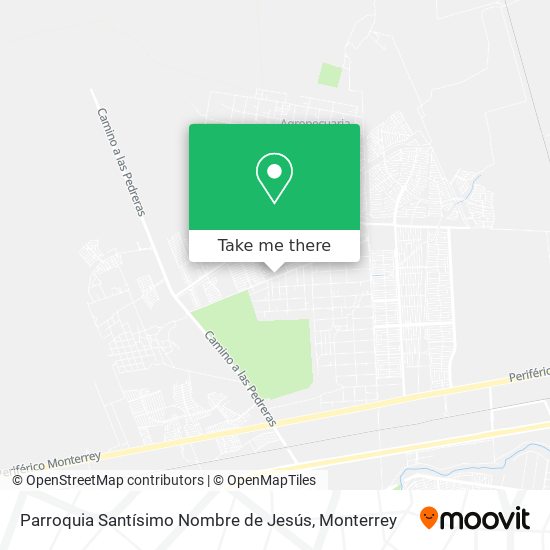 Parroquia Santísimo Nombre de Jesús map