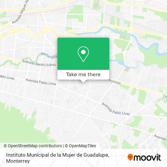 Instituto Municipal de la Mujer de Guadalupe map