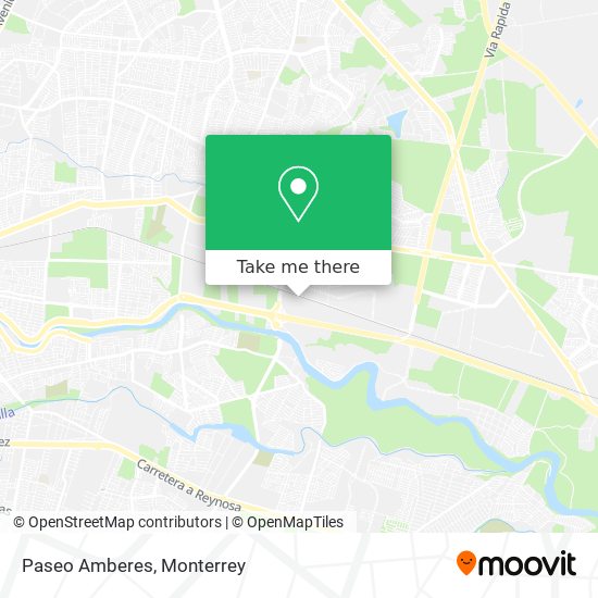 Mapa de Paseo Amberes