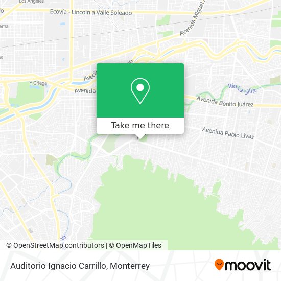 Mapa de Auditorio Ignacio Carrillo