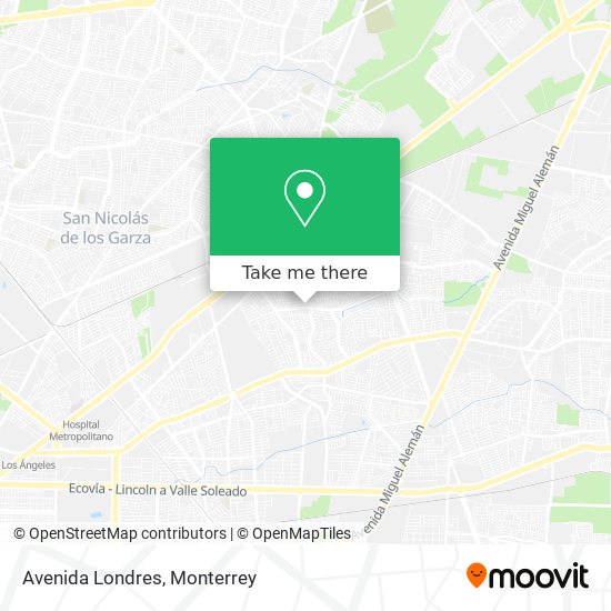 Avenida Londres map