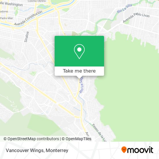 Vancouver Wings map