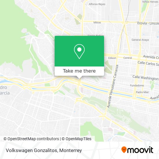 Mapa de Volkswagen Gonzalitos