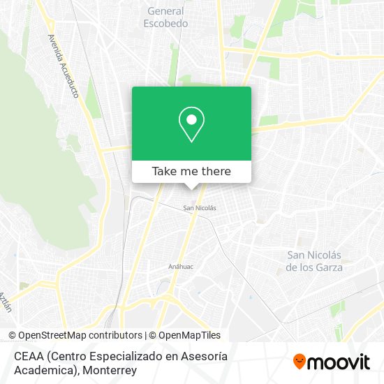 CEAA (Centro Especializado en Asesoría Academica) map