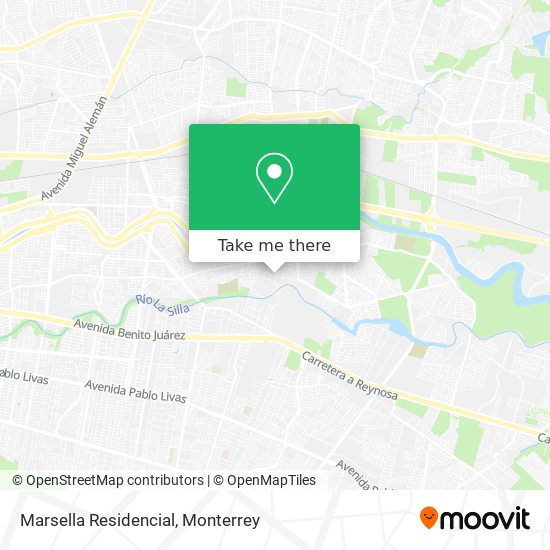 Marsella Residencial map