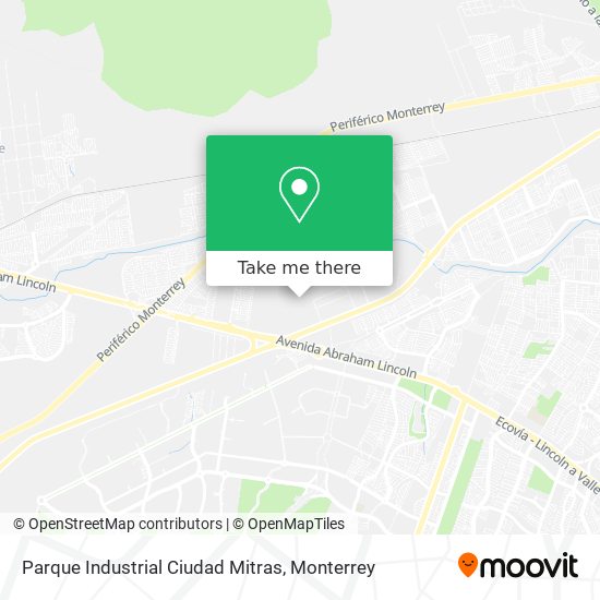 Parque Industrial Ciudad Mitras map