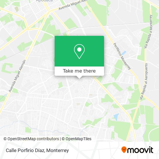 Mapa de Calle Porfirio Díaz