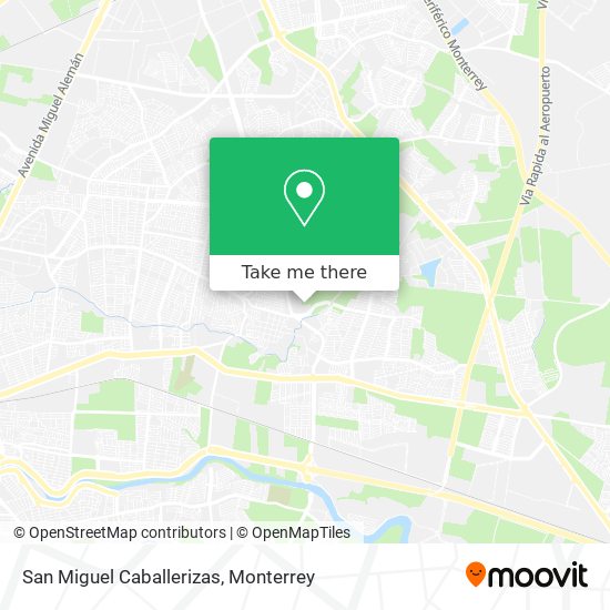 San Miguel Caballerizas map