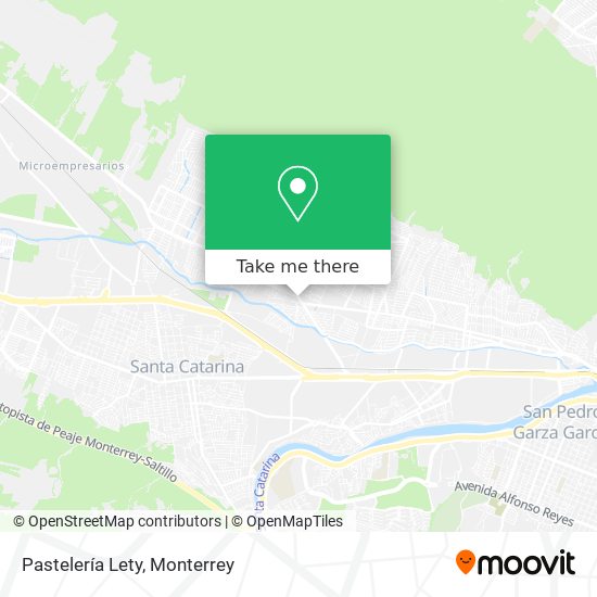 Mapa de Pastelería Lety