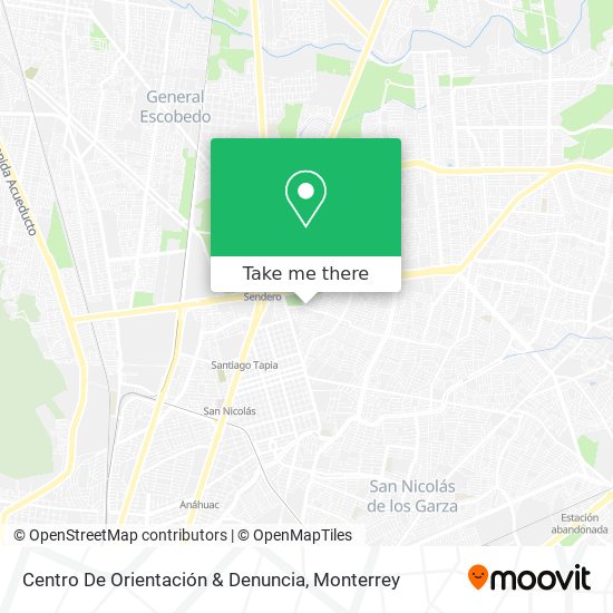 Centro De Orientación & Denuncia map