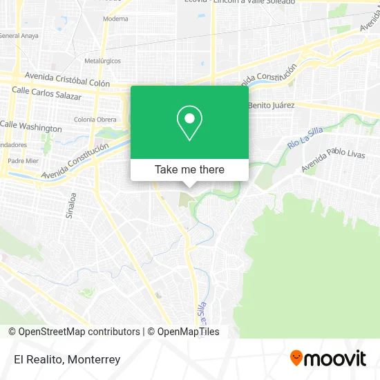 El Realito map