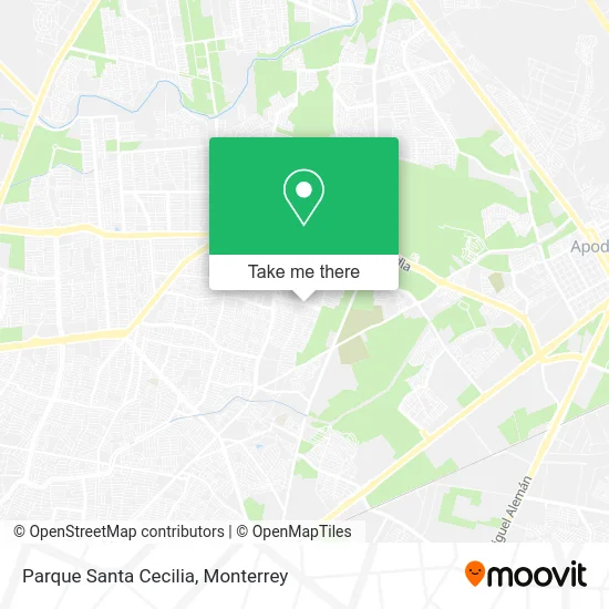 Parque Santa Cecilia map