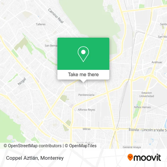 Mapa de Coppel Aztlán
