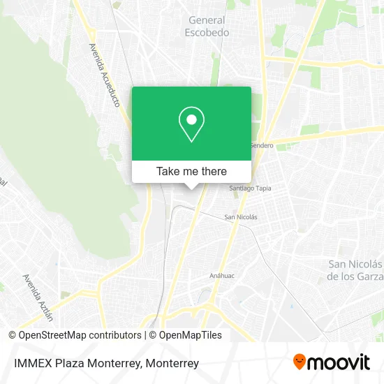 IMMEX Plaza Monterrey map