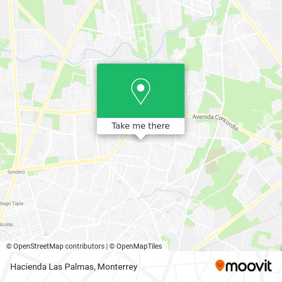 Mapa de Hacienda Las Palmas