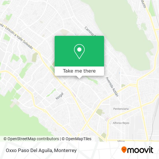 Oxxo Paso Del Aguila map