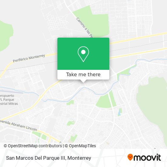 San Marcos Del Parque III map