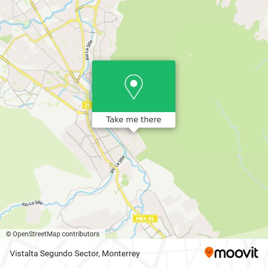 Mapa de Vistalta Segundo Sector