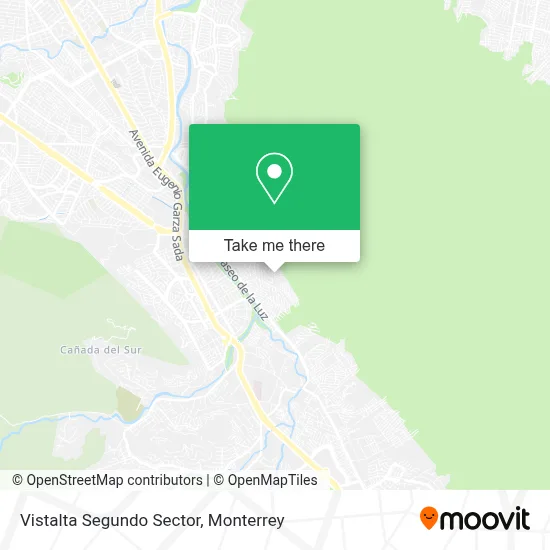 Vistalta Segundo Sector map