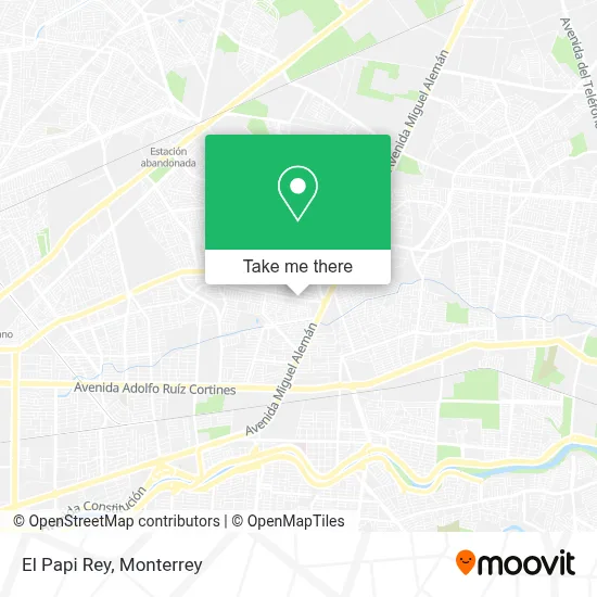 El Papi Rey map