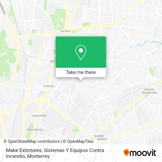 Make Extintores, Sistemas Y Equipos Contra Incendio map