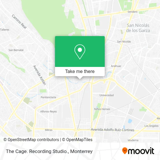 The Cage. Recording Studio. map