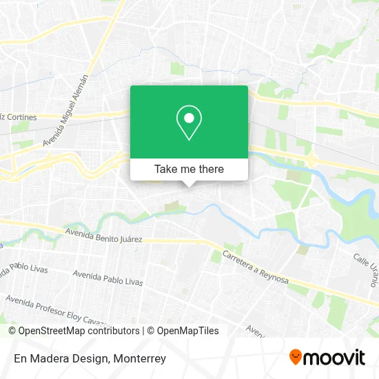 En Madera Design map