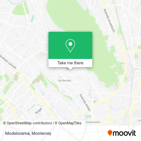Modelorama map