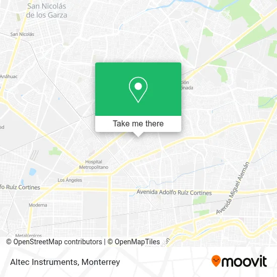 Altec Instruments map
