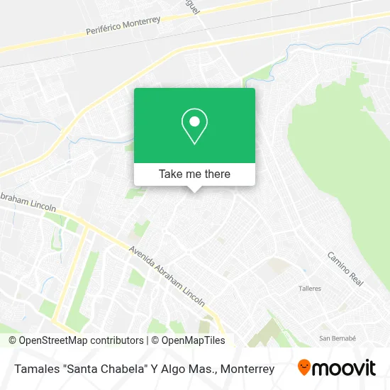 Tamales "Santa Chabela" Y Algo Mas. map
