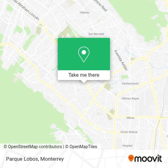 Parque Lobos map