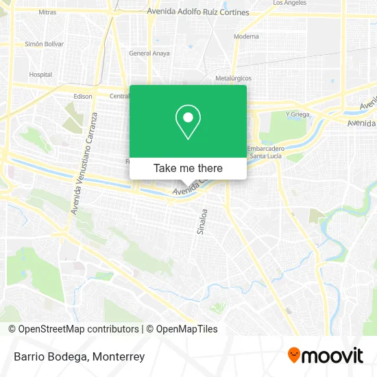 Barrio Bodega map