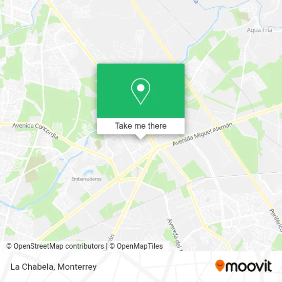 La Chabela map