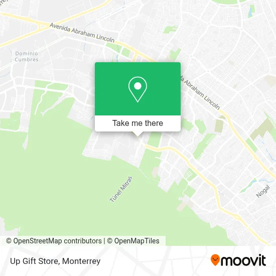 Up Gift Store map