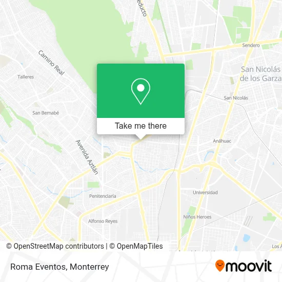 Roma Eventos map