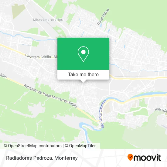 Radiadores Pedroza map