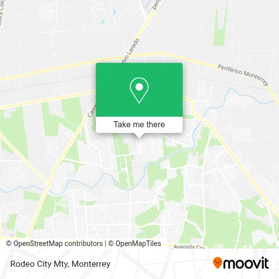 Rodeo City Mty map