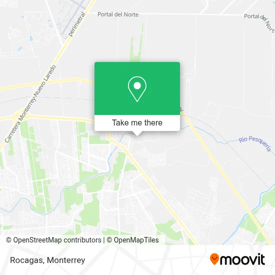 Rocagas map