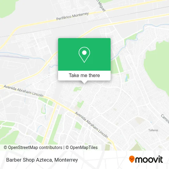 Barber Shop Azteca map