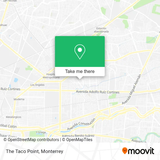 The Taco Point map