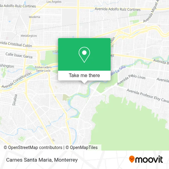 Carnes Santa Maria map