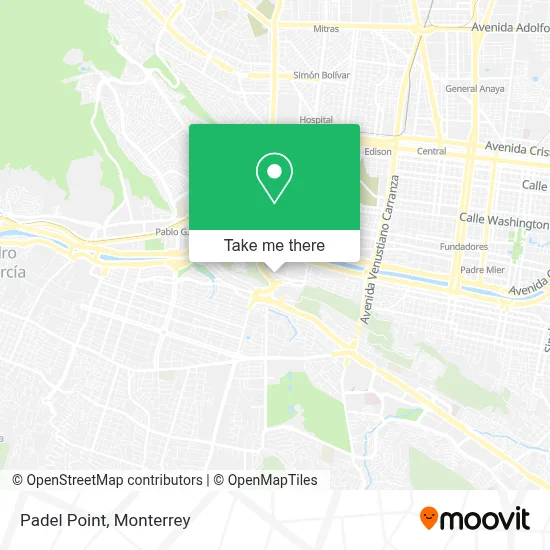 Padel Point map
