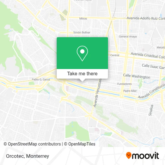 Orcotec map