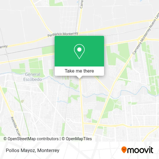 Pollos Mayoz map