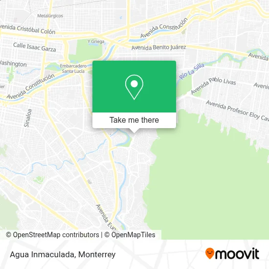 Agua Inmaculada map