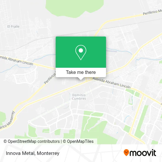 Innova Metal map