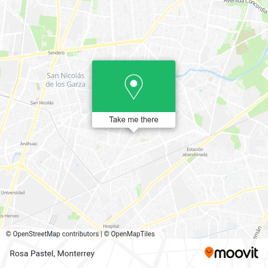 Rosa Pastel map